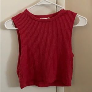 Reformation Red Crop Top